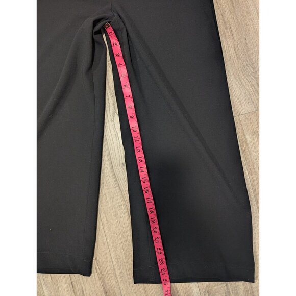 ZARA WOMAN Black High Waist Wide Leg Pants XS | Minimalist Elegant Trousers - Picture 9 of 9